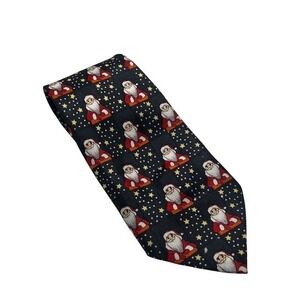 Christmas Themed Necktie Featuring Santa Claus By Fun Tyme - 1036